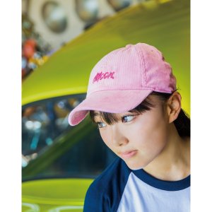 Photo1: MOON Lettering Corduroy Hat