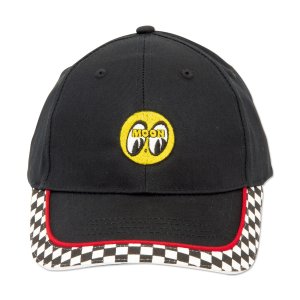 Photo3: MOON Checker Flag Twill Baseball Hat