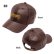Photo3: MOON Brush Logo Faux Leather Hat (3)