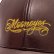 Photo5: MOON Brush Logo Faux Leather Hat (5)