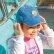Photo1: Kids MOON 6 Panel Cap (1)