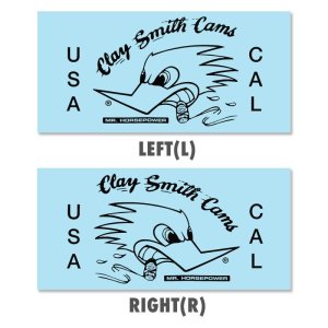 Photo1: Clay Smith Black Sticker