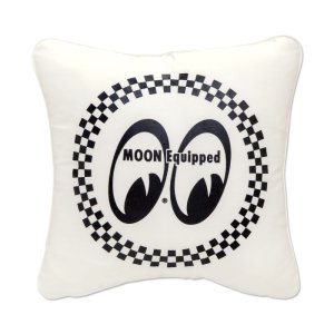 Photo2: MOON Equipped Circle Checker Cushion Cover