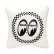 Photo2: MOON Equipped Circle Checker Cushion Cover (2)