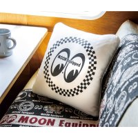 MOON Equipped Circle Checker Cushion Cover