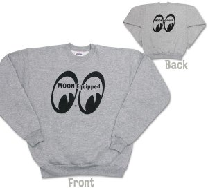 Photo2: MOON Equipped Sweatshirts Gray