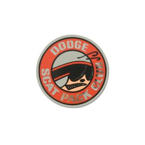 Photo1: HOT ROD Sticker DODGE SCAT PACK CLUB Sticker