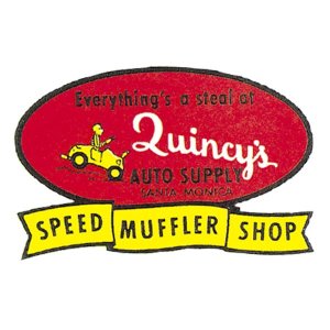 Photo1: HOT ROD Sticker Quincy'S AUTO SUPPLY Sticker