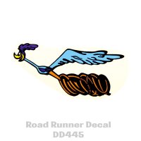 Road Runner Decal LH 6.25 inch