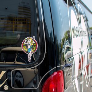 Photo1: Lady Luck 6-inch Sticker