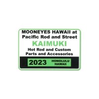 MOONEYES HAWAII Parking Permit Window Sticker