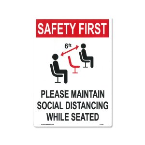 Photo1: Safety First Sticker