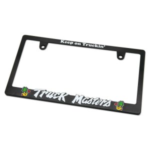 Photo3: Raised Truck Masters Logo License Plate Frame for JPN size