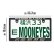 Photo6: Raised Kousoku Yuen Logo License Plate Frame (Chrome) for JPN size