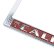 Photo3: CALIFORNIA License Plate Frame CH/RD JPN Size (3)