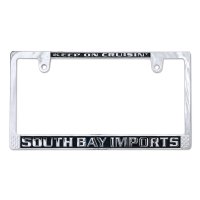 SOUTH BAY IMPORTS License Plate Frame CH/BK JPN Size
