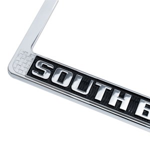 Photo3: SOUTH BAY IMPORTS License Plate Frame CH/BK JPN Size