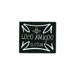 Photo1: PARADISE ROAD LOCO AMIGOS Cross Sticker Small
