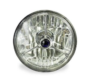 Photo1: 5 3/4in 3-pointed Diamond Headlight (Motorcycle)