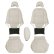 Photo2: Seat Cover set for Prius(NHW20 Model) Front Bucket (2)