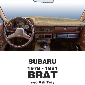 Photo1: SUBARU Brat 1978-1981 Dashboard Covers