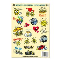 MOONEYES Pop Graphic Sticker Assort