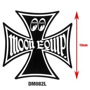 Photo2: MOON Equip. Iron Cross Sticker L size