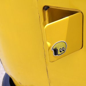 Photo2: MOON Helmet Sticker