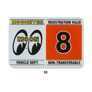 Photo10: MOONEYES Registration Stickers