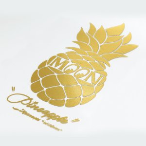 Photo4: Pineapple Sticker (Script Style)