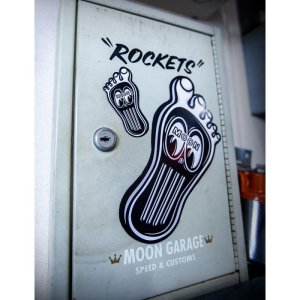 Photo5: MOONEYES Barefoot Gas Pedal Decal