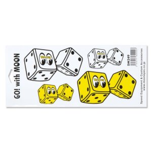 Photo2: MOON 8 Dice Sticker