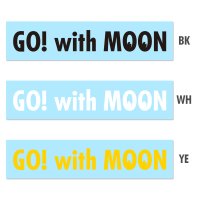 Go! with MOON Die Cut Decal