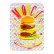 Photo1: MOON Tower Burger Sticker (1)