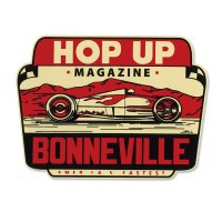 Hop Up Magazine Bonneville Water Slide Decal