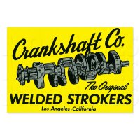 HOT ROD Sticker Crankshaft Co.
