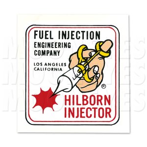 Photo1: HOT ROD HILBORN INJECTOR Sticker
