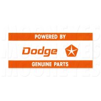 HOT ROD Sticker POWERED BY Dodge