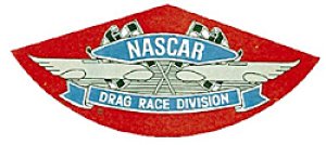 Photo1: HOT ROD Sticker NASCAR DRAG RACE DIVISION Sticker
