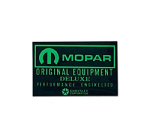 Photo1: HOT ROD Sticker MOPAR ORIGINAL EQUIPMENT Sticker
