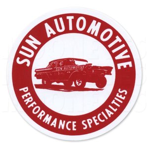 Photo1: HOT ROD Sticker SUN AUTOMOTIVE