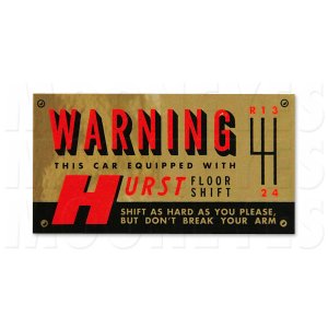 Photo1: HOT ROD Sticker Early 60's Hurst Shifter