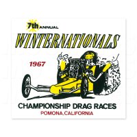 HOT ROD Sticker 1967 NHRA WINTER NATIONALS