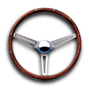 Photo1: Grant Classic GM Model Wood Steering Wheel 37cm