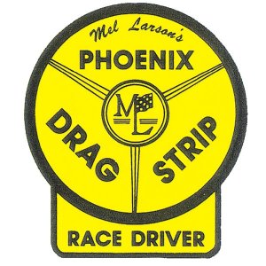 Photo1: HOT ROD Sticker PHOENIX DRAG STRIP RACE DRIVER Sticker