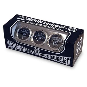 Photo1: MOON Equipped 3 Gauge SET