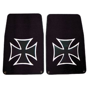 Photo1: Iron Cross Floor Mat Front Type