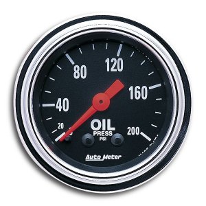 Photo1: Mechanical Traditional  Gauge Oil Pressure  (0-200psi)