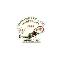 HOT ROD Sticker 1965 US FUEL & GAS CHAMPIONSHIPS Sticker