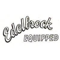 HOT ROD Sticker Edelbrock EQUIPPED Sticker